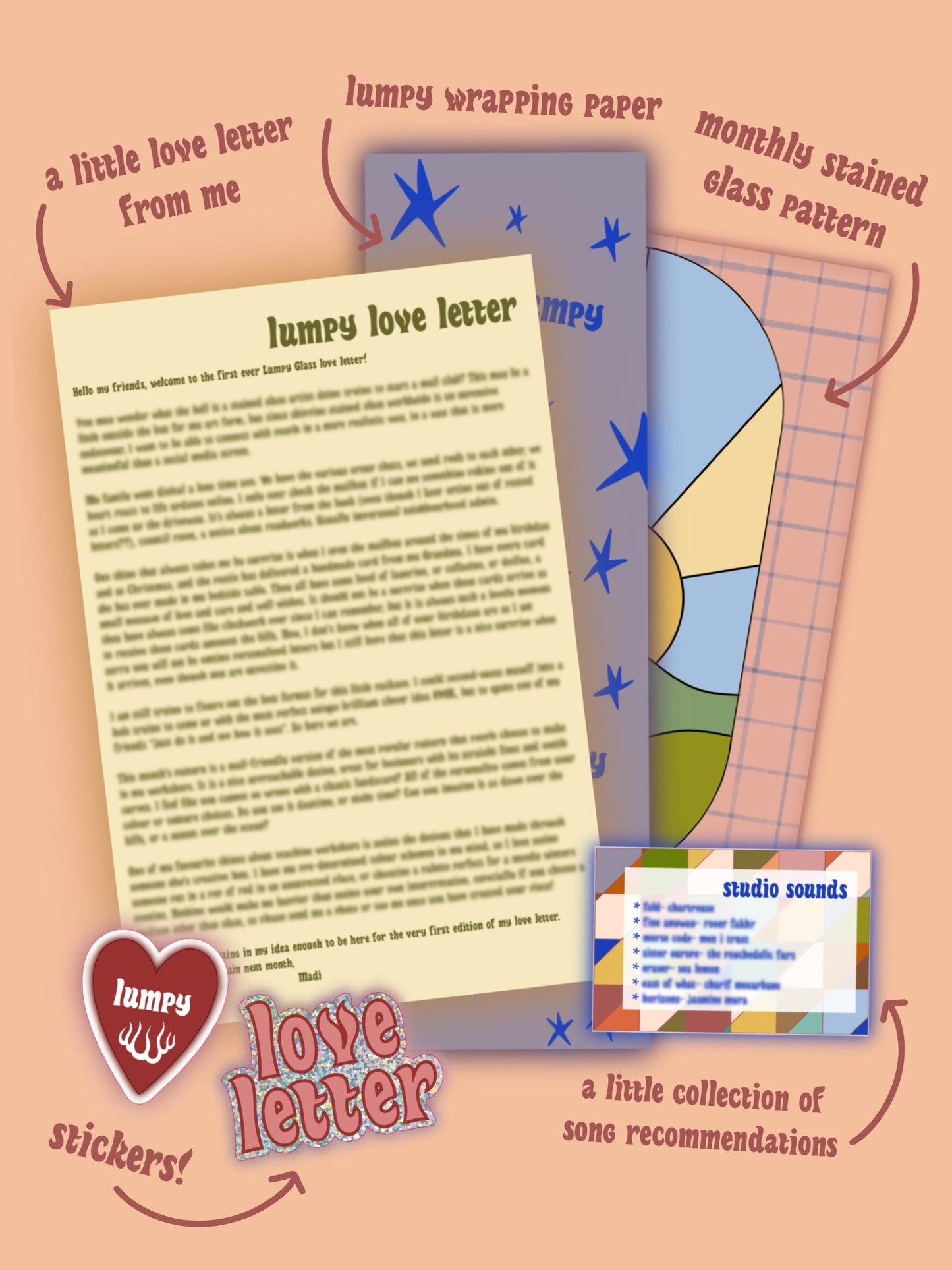 Lumpy Love Letters Mail Club